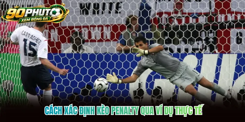 Cách xác định kèo penalty qua ví dụ thực tế